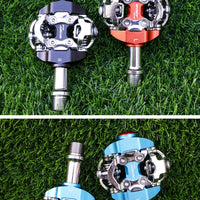 RYET MTB Bicycle Pedals SPD Clipless Mountain Bike Pedals Mountain Bicycle Dual Platform Footboard MTB Clipless Pedal Bike Parts