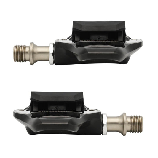 ZOYOSPORTS Road Bike Pedals Lightweight Clipless Bicycle Pedals with Cleats Set Compatible with SPD-SL System