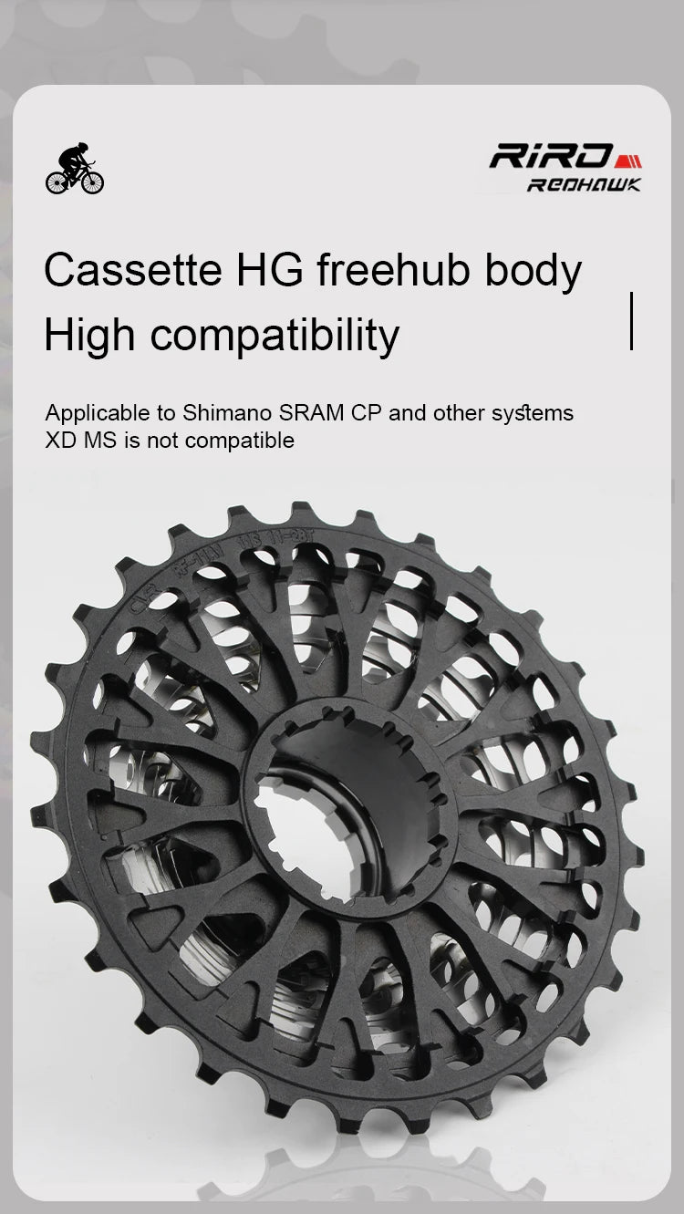 RIRO Ultra-light Hollow Freewheel: Unleash Your Cycling Potential 🚴🏼‍♂️🔥 - MANDOTOS