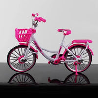 New 1:8 Mini Alloy Racing Bicycle Diecast Model Metal Mountain Bike Pocket Portable Simulation Collection Gift Toy For Childrens