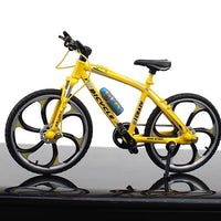 New 1:8 Mini Alloy Racing Bicycle Diecast Model Metal Mountain Bike Pocket Portable Simulation Collection Gift Toy For Childrens