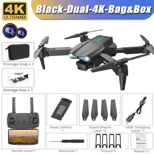 E99 Pro Drone Quadcopter Remote Control Handle Four Axis Aircraft HD 6K Photography UAV Altitude Fixation Helicopter Toys - MANDOTOS