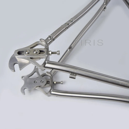 TIRIS-CRR8  Gravel Bike Frame, Sliding Dropout Gates, Belts Drive, Bicycle Framework, 700C 29 'Parts，Custom