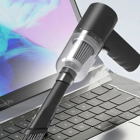 9000Pa Wireless Car Vacuum Cleaner USB Charging 1200mAh Portable Cleaning Appliance Mini Wet and Dry Vacuum Cleaner Household - MANDOTOS