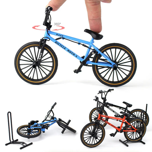 New 1:8 Mini Alloy Racing Bicycle Diecast Model Metal Mountain Bike Pocket Portable Simulation Collection Gift Toy For Childrens
