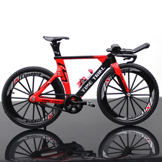 Creative Alloy Bicycle Model Ornament Mini Metal Bike Toy Collectible