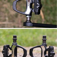 ONIRII PD-06 Road Bike Carbon Lock Pedals Bicycle SPD Self-Locking Steel/Titanium 6 Degree Pedal with Locking Plate for Road NEW