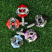 RYET MTB Bicycle Pedals SPD Clipless Mountain Bike Pedals Mountain Bicycle Dual Platform Footboard MTB Clipless Pedal Bike Parts