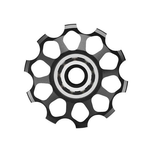Ceramic Bicycle Guide Wheel, Rear Derailleur, Bearing Axis Adapter, Bike Guide Roller, Jockey Wheel, 10T-17T
