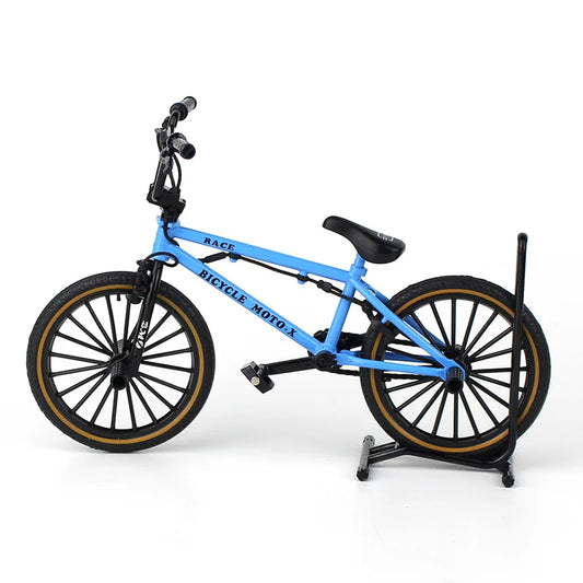 New 1:8 Mini Alloy Racing Bicycle Diecast Model Metal Mountain Bike Pocket Portable Simulation Collection Gift Toy For Childrens