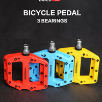 ThinkRider Flat Bike Pedals MTB Road 3 Sealed Bearings Bicycle Pedals Mountain Pedals Wide Platform Bicicleta Accessories
