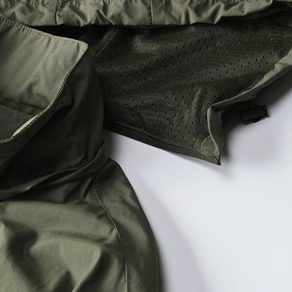 Windbreaker Men Tactical Jacket Waterproof Outdoor Hooded Coat Sports Military European Size S-5XL Field Climbing Thin Outwear - MANDOTOS