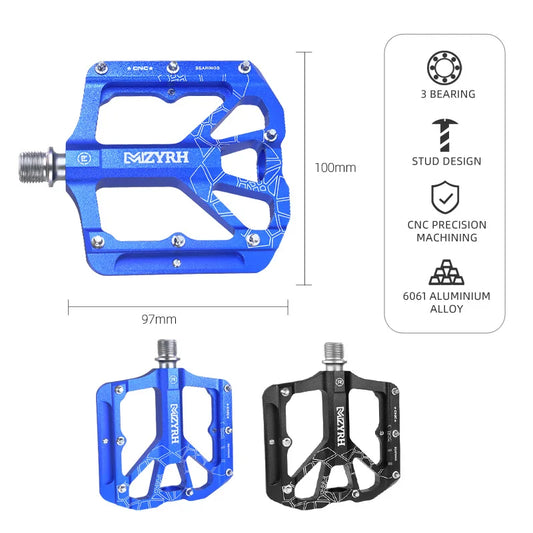 3 Sealed Bearing Bike Pedals Ultralight Pedal Anti-slip CNC BMX MTB Road Bike Pedal Outdoor Cycling Mountain Bicycle Pedals