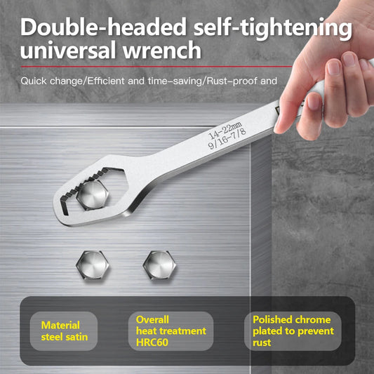 8-22mm Universal Torx Wrench Self-tightening Adjustable Glasses Wrench Board Double-head Torx Spanner Hand Tools for Factory - MANDOTOS