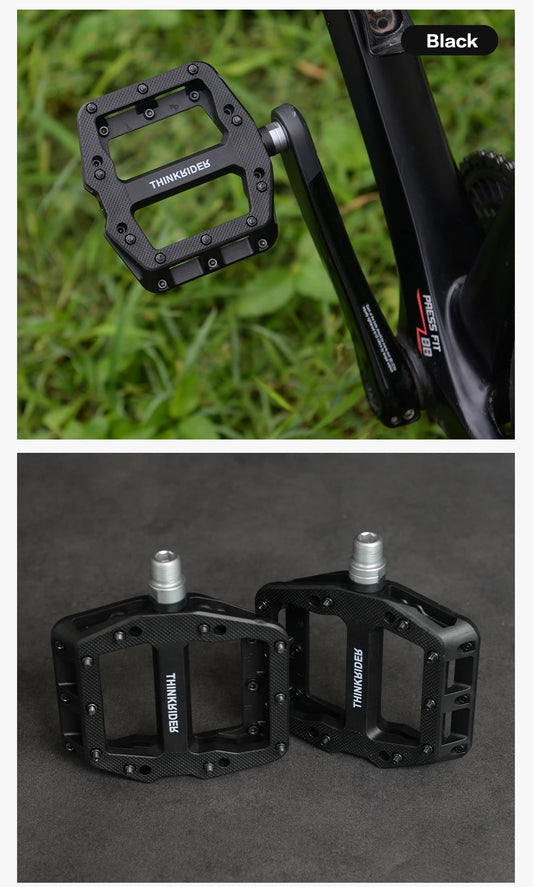 ThinkRider Flat Bike Pedals MTB Road 3 Sealed Bearings Bicycle Pedals Mountain Pedals Wide Platform Bicicleta Accessories