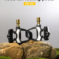 ONIRII PD-06 Road Bike Carbon Lock Pedals Bicycle SPD Self-Locking Steel/Titanium 6 Degree Pedal with Locking Plate for Road NEW