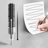 10Pcs/set High Quality Needle Type Gel Pens Straight Liquid Ballpoint Pen Kawaii Stationery School Office Supplies Writing - MANDOTOS