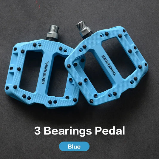 ThinkRider Flat Bike Pedals MTB Road 3 Sealed Bearings Bicycle Pedals Mountain Pedals Wide Platform Bicicleta Accessories