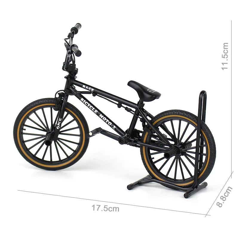New 1:8 Mini Alloy Racing Bicycle Diecast Model Metal Mountain Bike Pocket Portable Simulation Collection Gift Toy For Childrens
