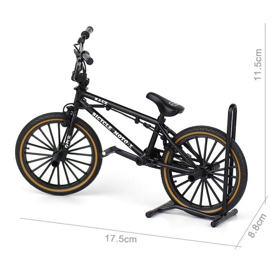 New 1:8 Mini Alloy Racing Bicycle Diecast Model Metal Mountain Bike Pocket Portable Simulation Collection Gift Toy For Childrens