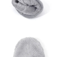 Brimless Hat With Goggles For Men And Women In Winter Hat Neutral Solid Color Skull Knitted Hat In Winter - MANDOTOS