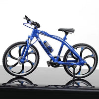 New 1:8 Mini Alloy Racing Bicycle Diecast Model Metal Mountain Bike Pocket Portable Simulation Collection Gift Toy For Childrens