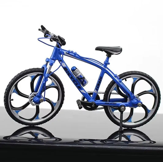 New 1:8 Mini Alloy Racing Bicycle Diecast Model Metal Mountain Bike Pocket Portable Simulation Collection Gift Toy For Childrens