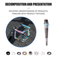 TANKE TP-50 Pedals Sepeda MTB Aluminum Alloy Non-slip Bicycle Pedal Bicycle Pedal Bicycle pedal