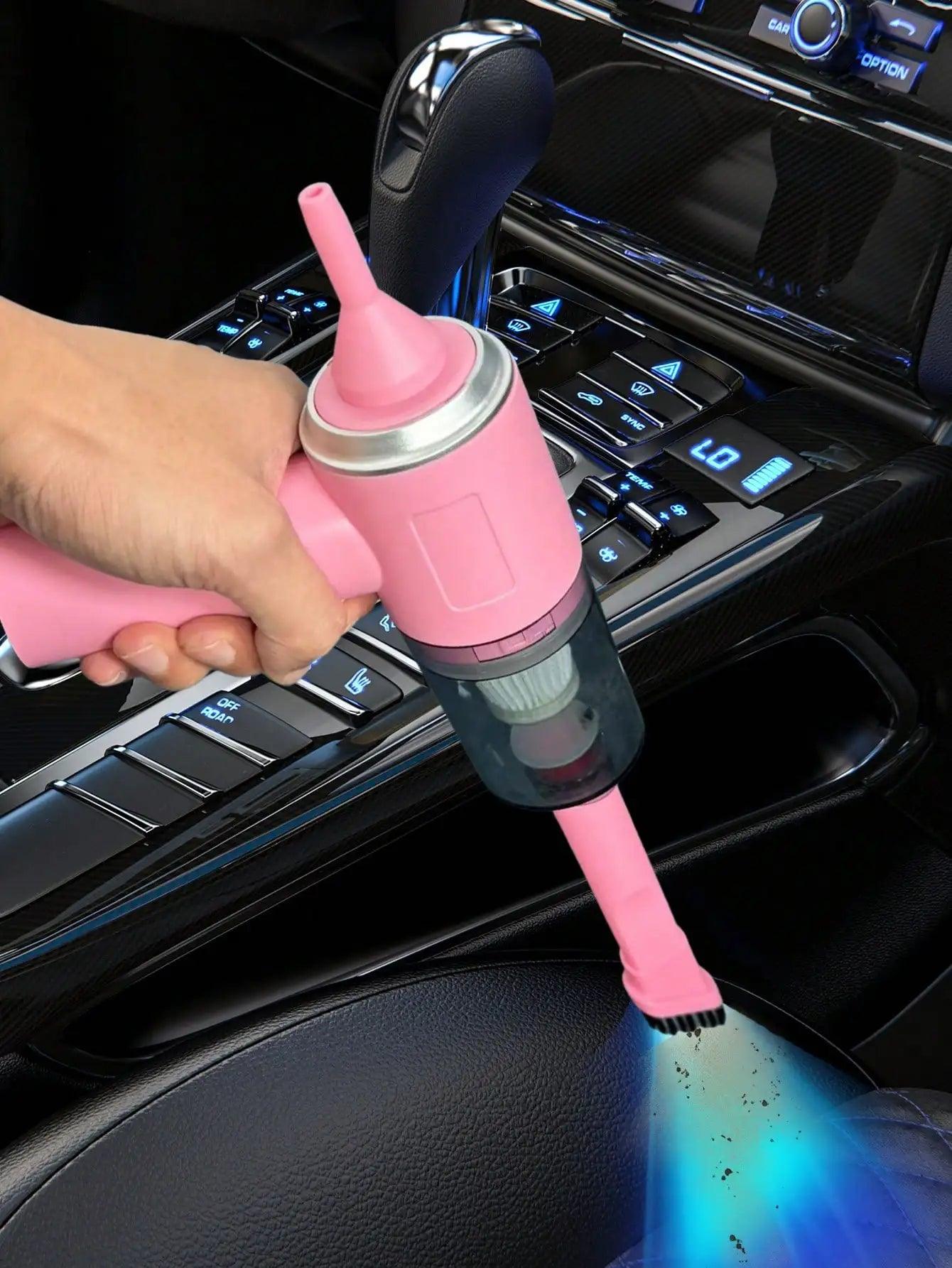 3 In 1 Integrated Suction And Blowing Vacuum Cleaner USB Charging Small Car Household Vacuum Cleaner - MANDOTOS