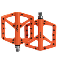 RGO Bicycle Pedals Mtb Nylon Platform Footrest Flat Mountain Bike Paddle Grip Pedalen Bearings Footboards Cycling Foot Hold