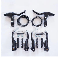 Bike Front Rear V Brakes Front Rear Caliper Set Brake Cycling Kit for MTB BMX Folding Road Mountain Bicycle Bikes Brake Set