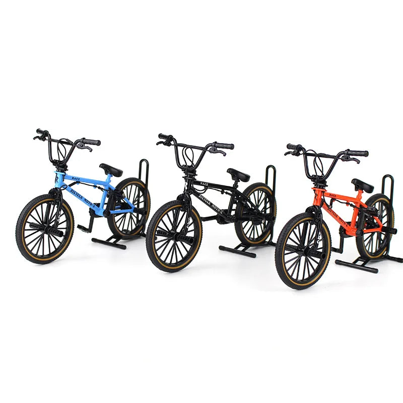 New 1:8 Mini Alloy Racing Bicycle Diecast Model Metal Mountain Bike Pocket Portable Simulation Collection Gift Toy For Childrens