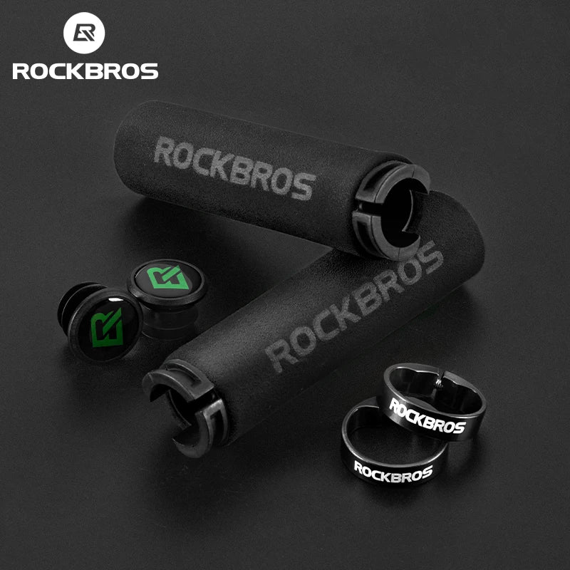 ROCKBROS Cycling Grips: Boost Ride Comfort & Control! - MANDOTOS