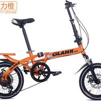 Student bicycles, variable speed disc brakes, mini bicycles, adult driving vehicles, folding shock absorption bicycles