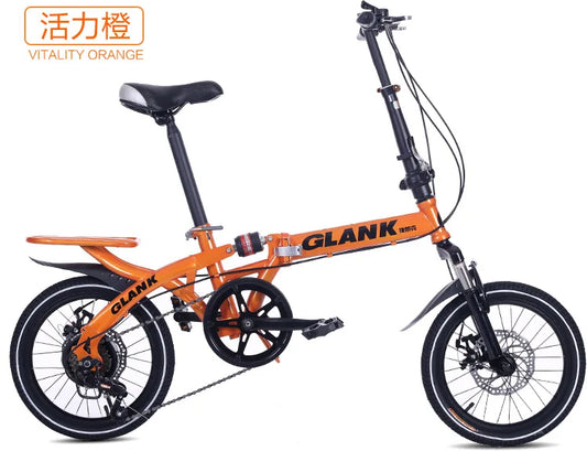 Student bicycles, variable speed disc brakes, mini bicycles, adult driving vehicles, folding shock absorption bicycles