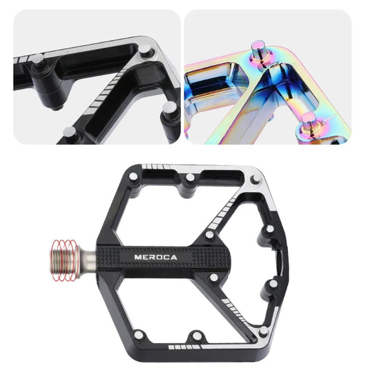 Ultralight Bicycle Colorful Pedals Sealed Bearing Aluminium Alloy Cycling Non-slip Mountain Bike Road Bike Pedals Accessories