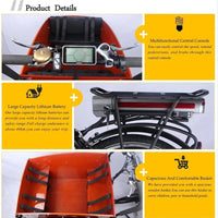 3 Wheels Pedal Electric Cargo Bike Dutch Adult Tricycle Family Bicycle Street Kids Scooter for Sale Customizable