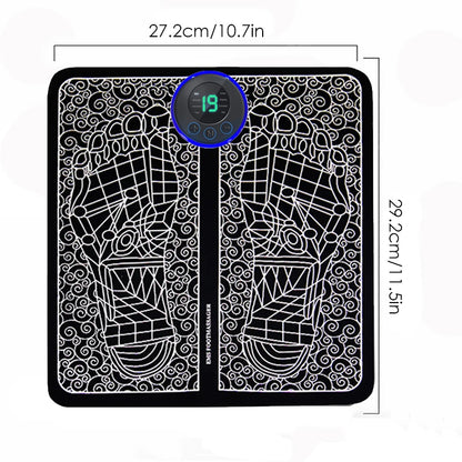 Electric Foot Massager Pad Muscle Massage Relaxation Trainer For Massage Fitness Outdoor Sport Home Family Relax - MANDOTOS