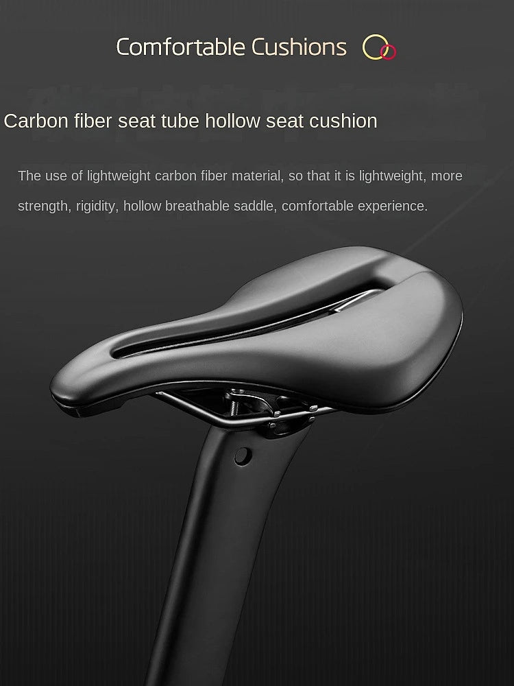 2025 New Ultra-Light Carbon Fiber Road Bike Fast Racing Bicycle with Hydraulic Disc Brakes 16/24-Speed Gear Shift Drop Handlebar