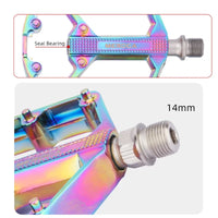 Ultralight Bicycle Colorful Pedals Sealed Bearing Aluminium Alloy Cycling Non-slip Mountain Bike Road Bike Pedals Accessories