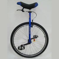 28" Unicycle with Brakes, Extra Large Heavy Duty Men Teens Boys Balance Bike, for Tall People Height 160-195Cm /63"-77"