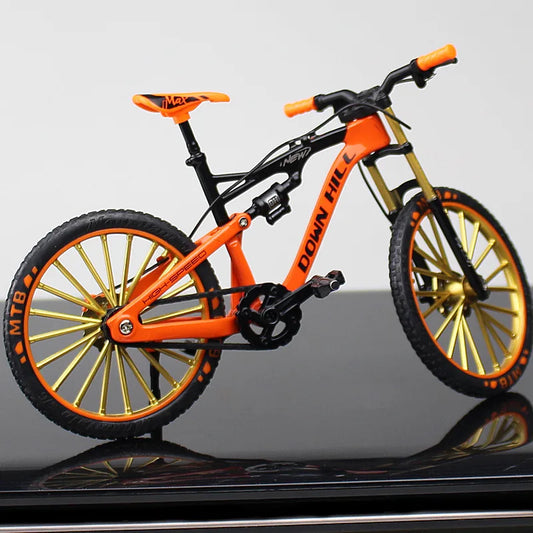 Creative Alloy Bicycle Model Ornament Mini Metal Bike Toy Collectible