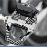 Road Bike Clipless Pedals Carbon Clip-On Pedals With Sealed Bearings Works With KEO And Shimano SPD System Locking Pedals