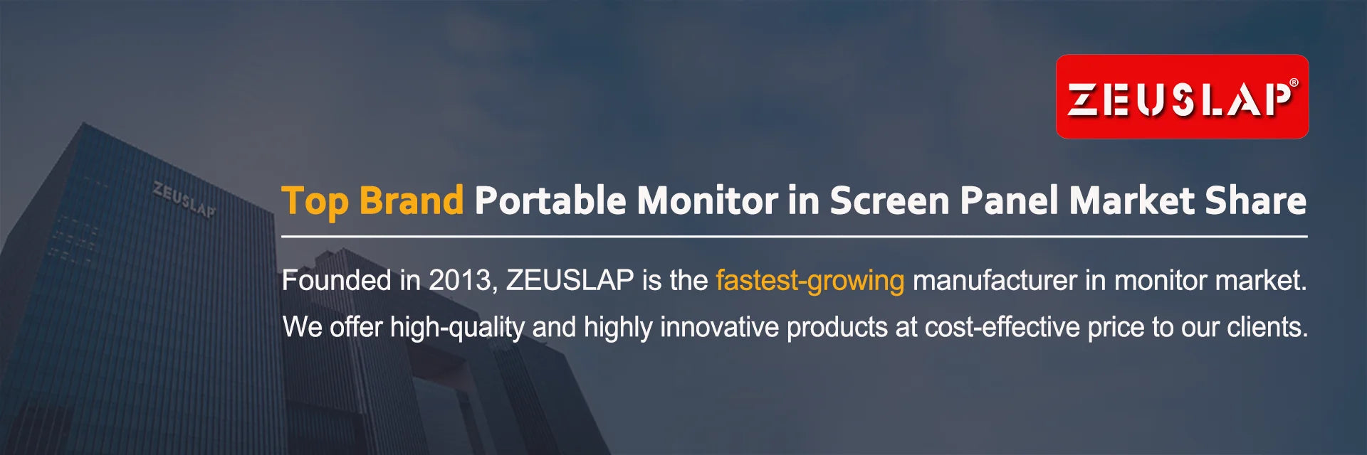 ZEUSLAP 15.6" FHD 100%sRGB 300Nits Ultra thin Back Stand Design Portable Monitor for Phone Gaming Laptop