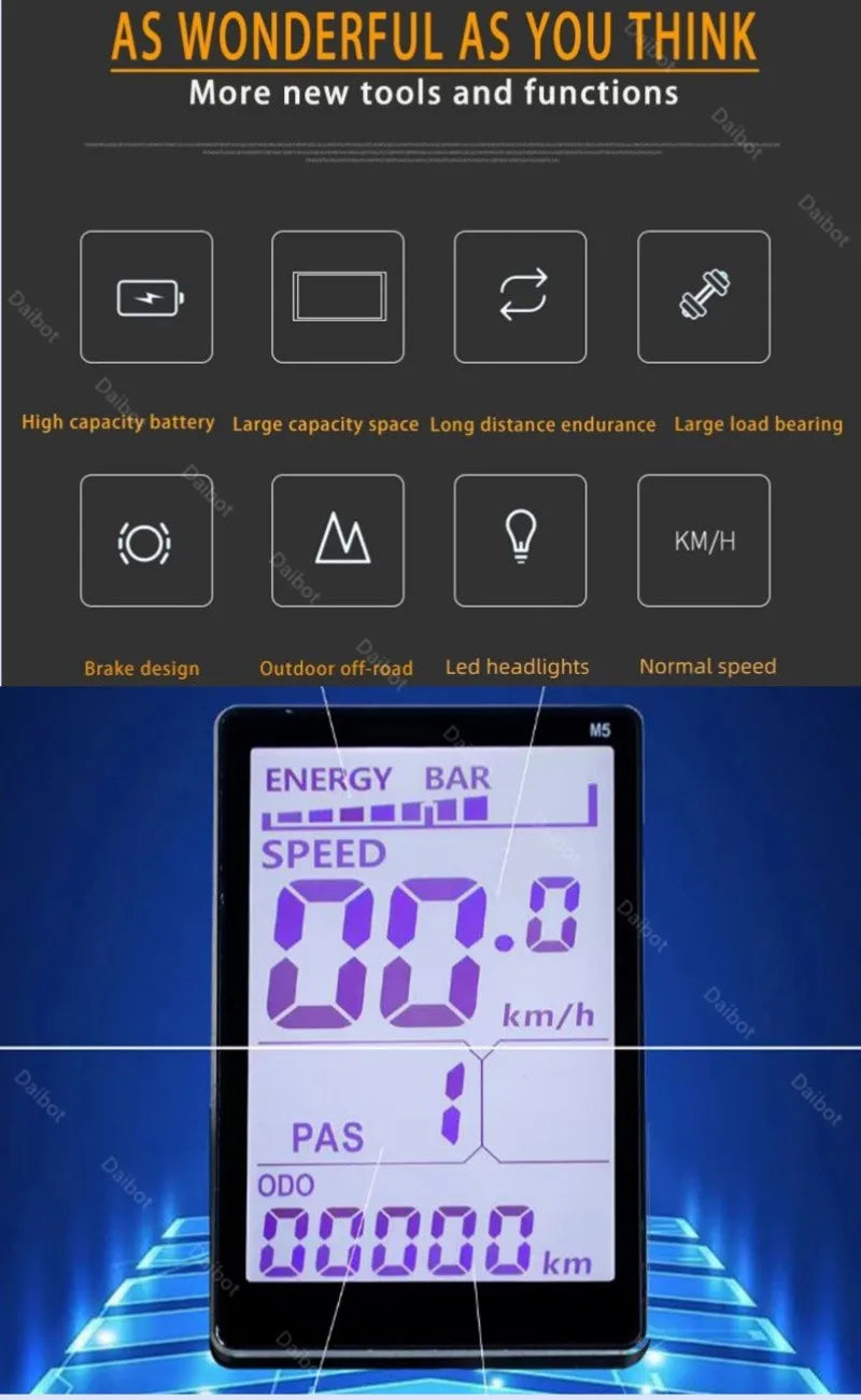 3 Wheel Electric Bicycles for Adults Men Women 24 Inch Electric Fat Bike 750W 15AH Powerful Electric Bicycle With Cargo Basket