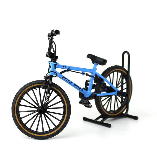 New 1:8 Mini Alloy Racing Bicycle Diecast Model Metal Mountain Bike Pocket Portable Simulation Collection Gift Toy For Childrens