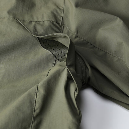 Windbreaker Men Tactical Jacket Waterproof Outdoor Hooded Coat Sports Military European Size S-5XL Field Climbing Thin Outwear - MANDOTOS