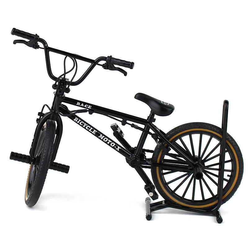 New 1:8 Mini Alloy Racing Bicycle Diecast Model Metal Mountain Bike Pocket Portable Simulation Collection Gift Toy For Childrens