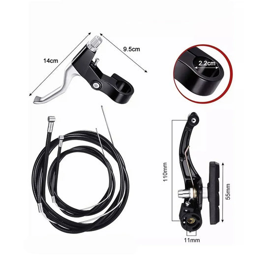 Bike Front Rear V Brakes Front Rear Caliper Set Brake Cycling Kit for MTB BMX Folding Road Mountain Bicycle Bikes Brake Set