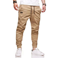 2025New Men's Casual Sports Pants Sweatpants Male Jogger Cargo Harem Pencil Pants Trousers Multi-pocket Sweatwear - MANDOTOS
